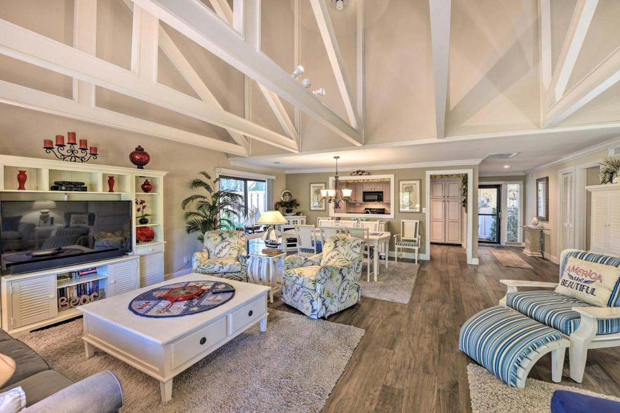 Palmetto Dunes Villa With Deck And Lagoon Views! ヒルトンヘッドアイランド エクステリア 写真