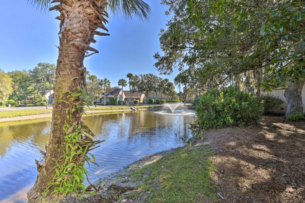 Palmetto Dunes Villa With Deck And Lagoon Views! ヒルトンヘッドアイランド エクステリア 写真